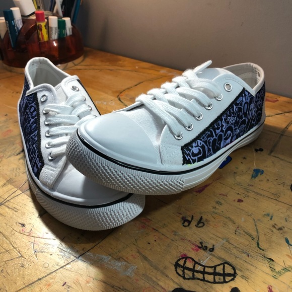Custom Doodle Women’s Sneakers - Picture 2 of 6